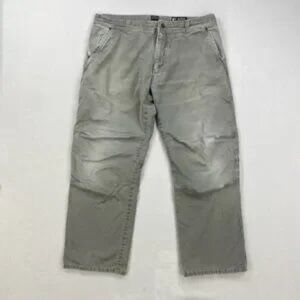 Kuhl Slackr Pants Mens Size 38x29 Grey VintagePatina Dye Outdoors Hiking Casual